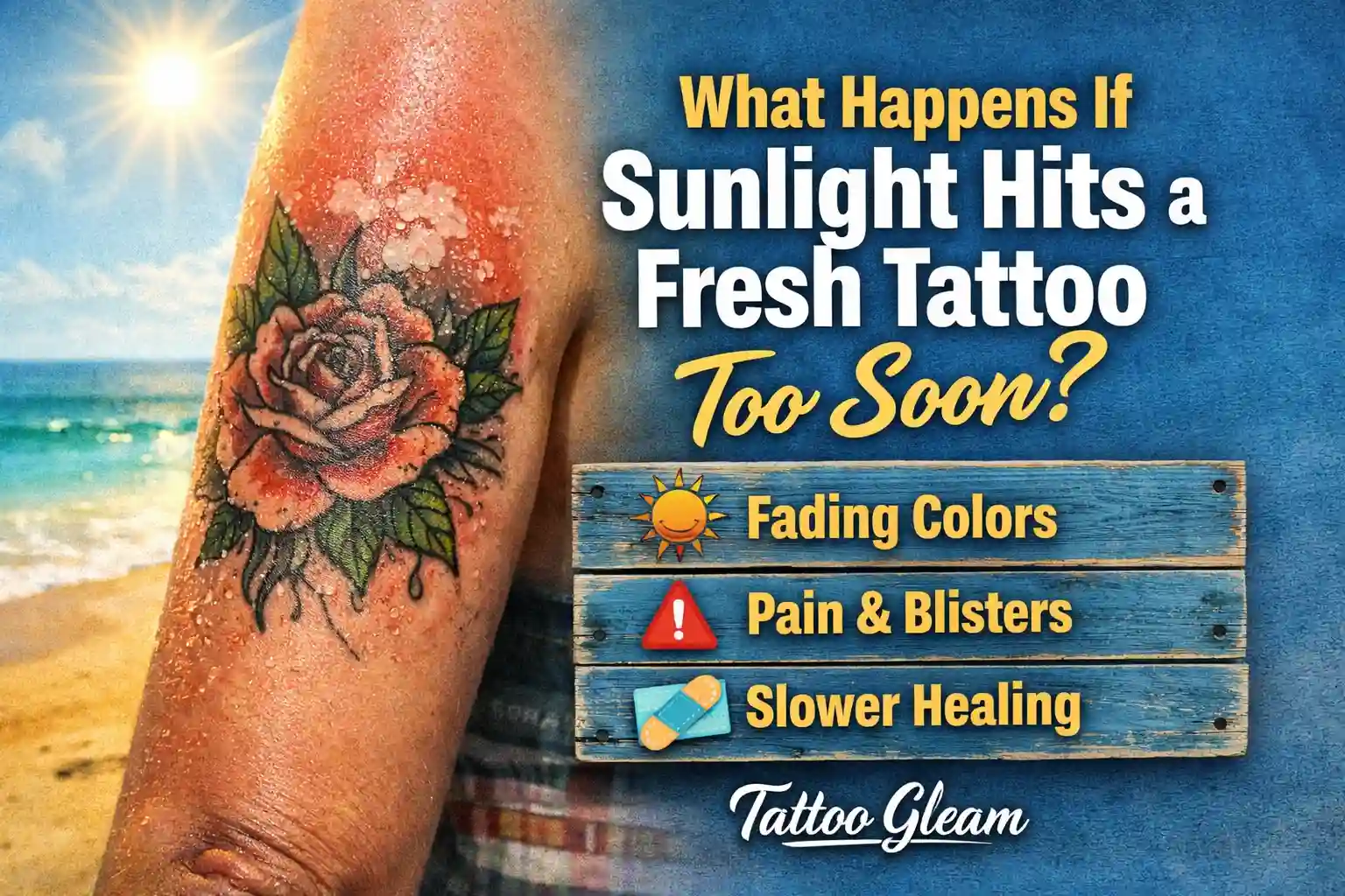 What Happens If Sunlight Hits a Fresh Tattoo Too Soon