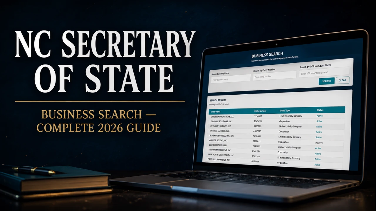 north carolina secretary of state business lookup